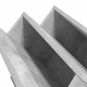 REGAŁ NA GAZETY Z PÓŁKĄ SZARY BETON 90X 53X 28,5CM
