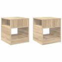 STOLIK KOŃCOWY 2 PCS DĄB SONOMA 40,5X 40X 45CM