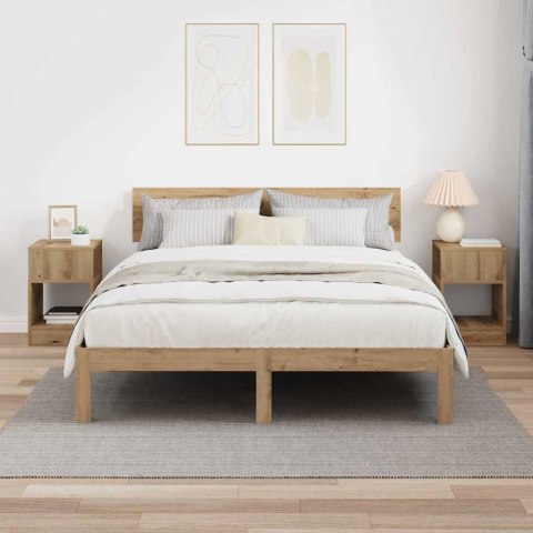 STOLIK KOŃCOWY 2 PCS DĄB RZEMIEŚLNICZY 30,5X 30X 45CM