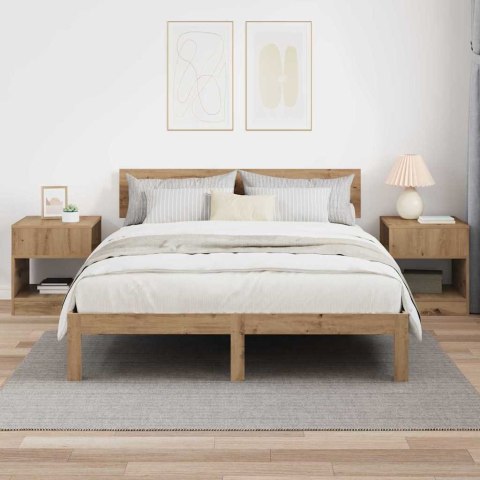 STOLIK KOŃCOWY 2 PCS DĄB RZEMIEŚLNICZY 40,5X 40X 45CM