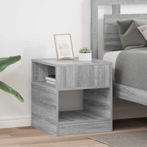 STOLIK KOŃCOWY 2 PCS SZARY SONOMA 40,5X 40X 45CM