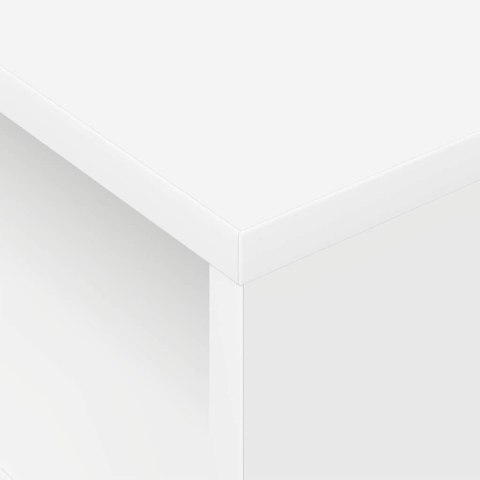 STOLIK KOŃCOWY BIAŁY 40,5X 40X 45CM