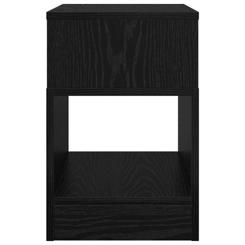 STOLIK KOŃCOWY CZARNY DĄB 30,5X 30X 45CM