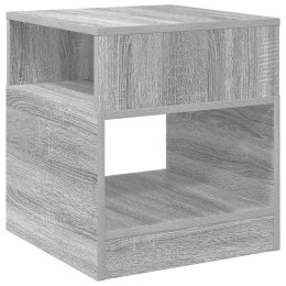 STOLIK KOŃCOWY SZARY SONOMA 40,5X 40X 45CM