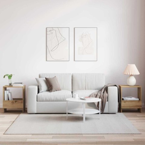 REGAŁ NA GAZETY 2 SZT. DĄB RZEMIEŚLNICZY 35X 30X 45CM