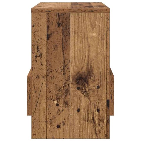 REGAŁ NA GAZETY 2 PCS STARE DREWNO 35X 30X 45CM