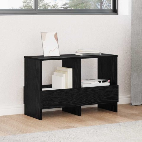 REGAŁ NA GAZETY CZARNY DĄB 68,5X 30X 45CM