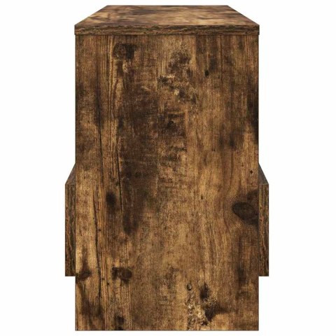 REGAŁ NA GAZETY DĄB WĘDZONY 68,5X 30X 45CM