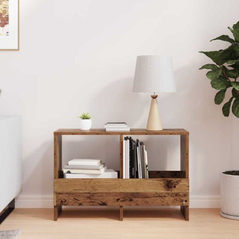 REGAŁ NA GAZETY STARE DREWNO 68,5X 30X 45CM