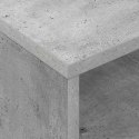 STOLIK BOCZNY Z KÓŁKAMI BETONOWY SZARY 50,5X 50X 30CM