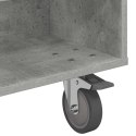 STOLIK BOCZNY Z KÓŁKAMI BETONOWY SZARY 90X 50X 30CM