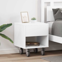 STOLIK NOCNY 2 PCS BIAŁY 40,5X 40X 48CM