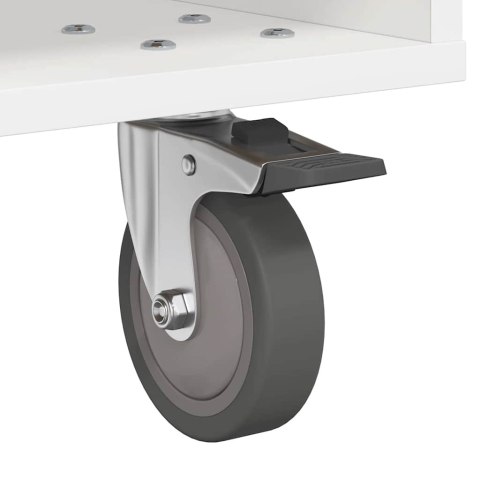 STOLIK NOCNY 2 PCS BIAŁY 40,5X 40X 48CM