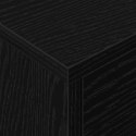 STOLIK NOCNY 2 PCS CZARNY DĄB 40,5X 40X 48CM