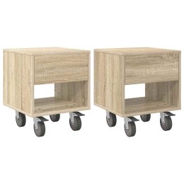 STOLIK NOCNY 2 PCS DĄB SONOMA 40,5X 40X 48CM