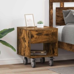 STOLIK NOCNY 2 PCS DĄB WĘDZONY 40,5X 40X 48CM