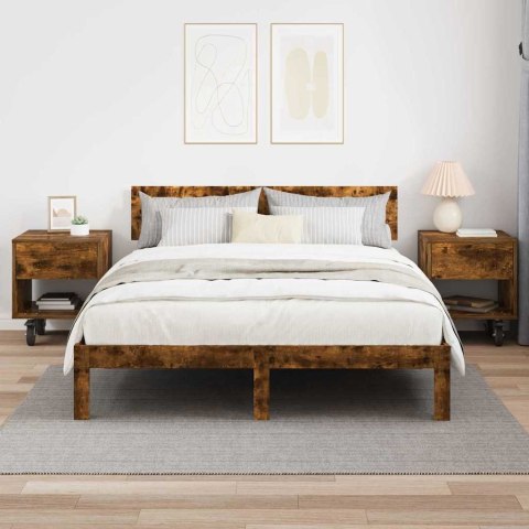 STOLIK NOCNY 2 PCS DĄB WĘDZONY 40,5X 40X 48CM