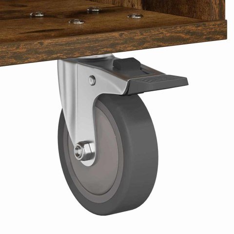 STOLIK NOCNY 2 PCS DĄB WĘDZONY 40,5X 40X 48CM