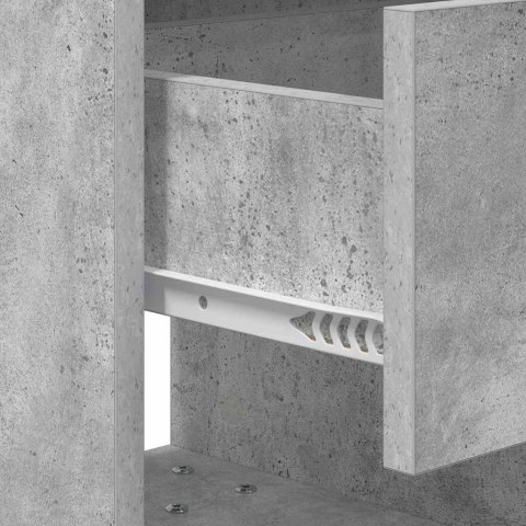 STOLIK NOCNY BETONOWY SZARY 40,5X 40X 48CM