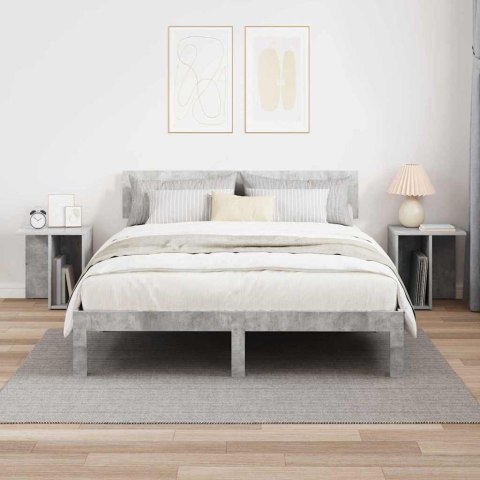 STOLIK KOŃCOWY 2 PCS BETONOWY SZARY 37X 32X 40CM