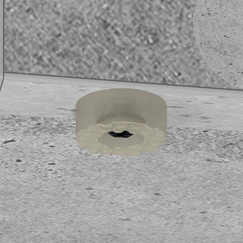 STOLIK KOŃCOWY 2 PCS BETONOWY SZARY 37X 32X 40CM