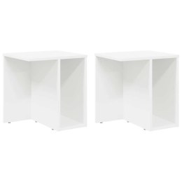 STOLIK KOŃCOWY 2 PCS BIAŁY 37X 32X 40CM