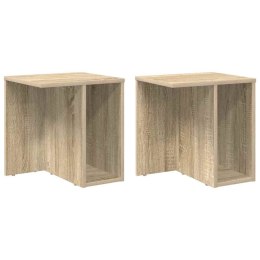 STOLIK KOŃCOWY 2 PCS DĄB SONOMA 37X 32X 40CM