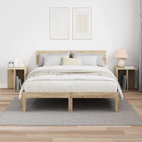 STOLIK KOŃCOWY 2 PCS DĄB SONOMA 37X 32X 40CM