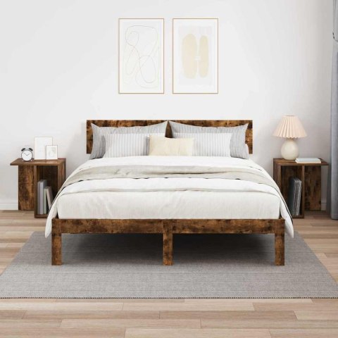 STOLIK KOŃCOWY 2 PCS DĄB WĘDZONY 37X 32X 40CM