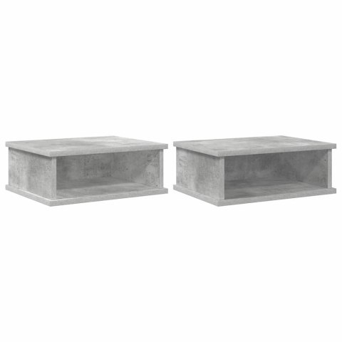 STOLIK NOCNY 2 PCS BETONOWY SZARY 40X 31X 15CM