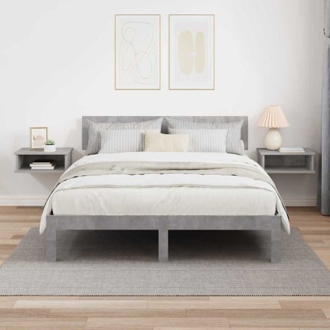 STOLIK NOCNY 2 PCS BETONOWY SZARY 40X 31X 15CM