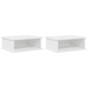 STOLIK NOCNY 2 PCS BIAŁY 40X 31X 15CM