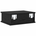 STOLIK NOCNY 2 PCS CZARNY DĄB 40X 31X 15CM