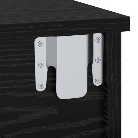 STOLIK NOCNY 2 PCS CZARNY DĄB 40X 31X 15CM