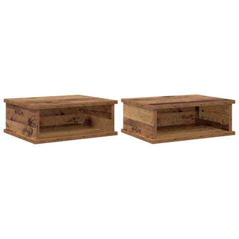 STOLIK NOCNY 2 PCS STARE DREWNO 40X 31X 15CM