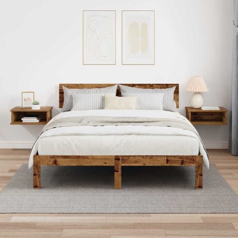 STOLIK NOCNY 2 PCS STARE DREWNO 40X 31X 15CM