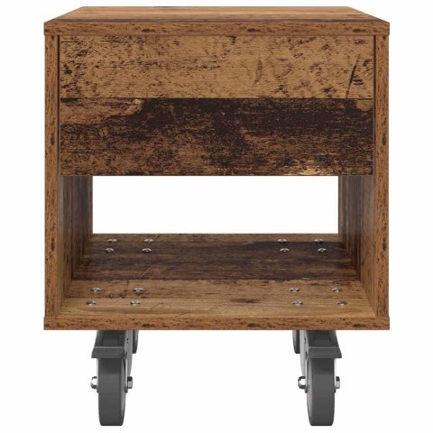 STOLIK NOCNY 2 PCS STARE DREWNO 40,5X 40X 48CM