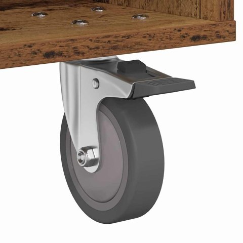 STOLIK NOCNY 2 PCS STARE DREWNO 40,5X 40X 48CM