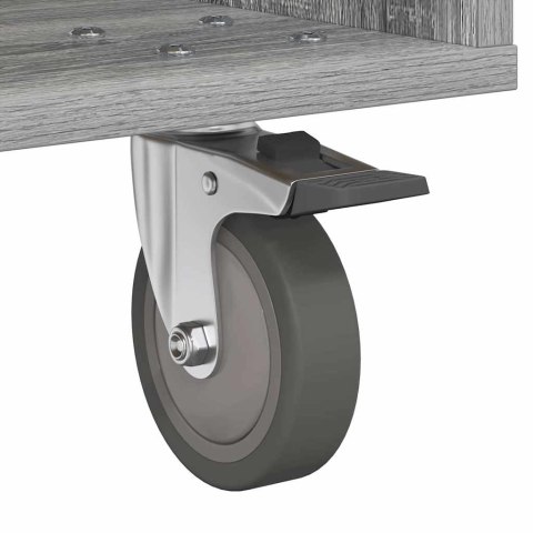 STOLIK NOCNY 2 PCS SZARY SONOMA 40,5X 40X 48CM