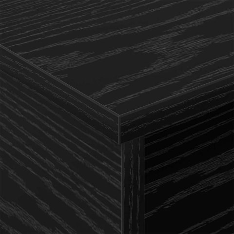 STOLIK NOCNY CZARNY DĄB 40X 31X 15CM