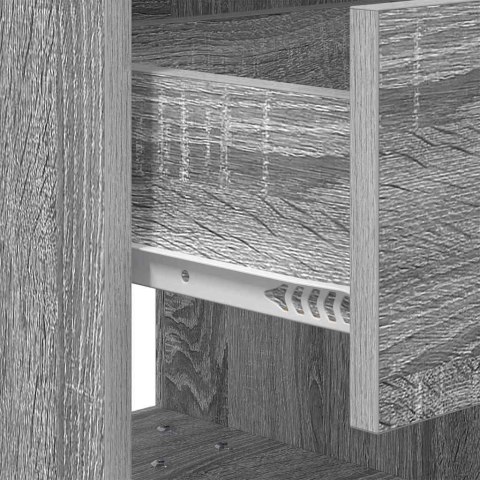 STOLIK NOCNY SZARY SONOMA 40,5X 40X 48CM