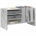SZAFKA NA PŁYTY WINYLOWE BETONOWY SZARY 78,5X 35X 45CM