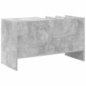 SZAFKA NA PŁYTY WINYLOWE BETONOWY SZARY 78,5X 35X 45CM