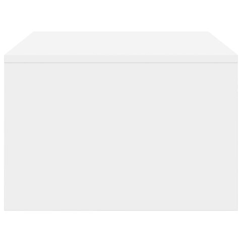 BIURKO MONTOWANE NA ŚCIANIE BIAŁY 80X45X30CM