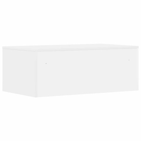 BIURKO MONTOWANE NA ŚCIANIE BIAŁY 80X45X30CM