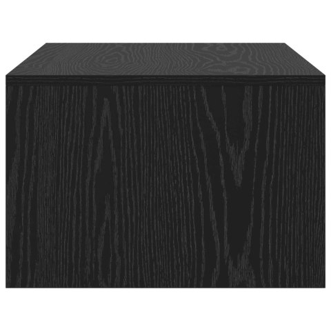 BIURKO MONTOWANE NA ŚCIANIE CZARNY DĄB 80X45X30CM