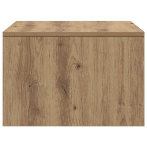 BIURKO MONTOWANE NA ŚCIANIE DĄB RZEMIEŚLNICZY 60X45X30CM