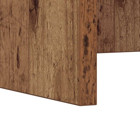 BIURKO MONTOWANE NA ŚCIANIE STARE DREWNO 80X45X30CM