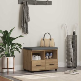 ŁAWKA W PRZEDPOKOJU DĄB RZEMIEŚLNICZY 60X 38X 46CM