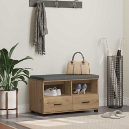 ŁAWKA W PRZEDPOKOJU DĄB RZEMIEŚLNICZY 80X 38X 46CM